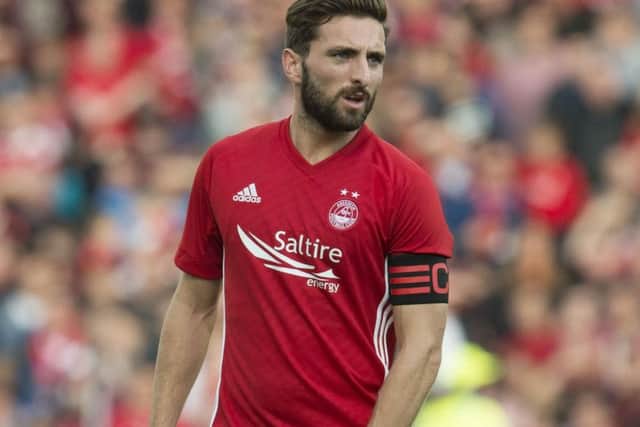 Aberdeen captain Graeme Shinnie in action against Apollon. Picture: Craig Foy/SNS