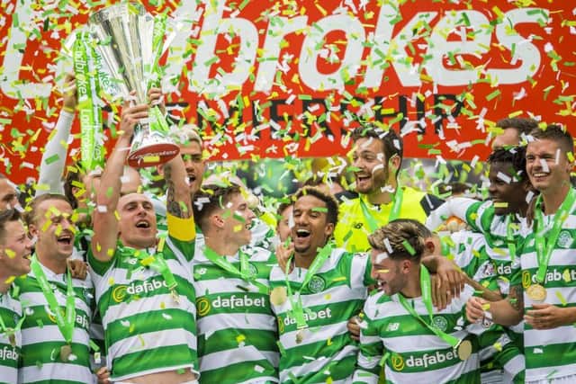 Celtic are the consensus pick to win the top flight title for the seventh season in succession. 
Photograph: Bill Murray/SNS