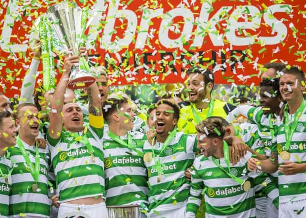 Celtic are the consensus pick to win the top flight title for the seventh season in succession. 
Photograph: Bill Murray/SNS