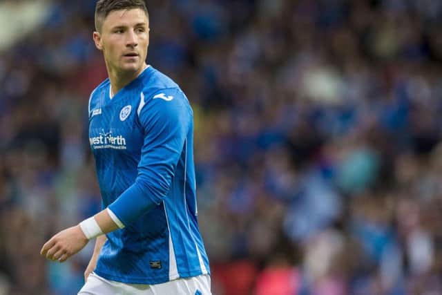 Michael O'Halloran in action for St Johnstone. Picture: SNS/Craig Foy