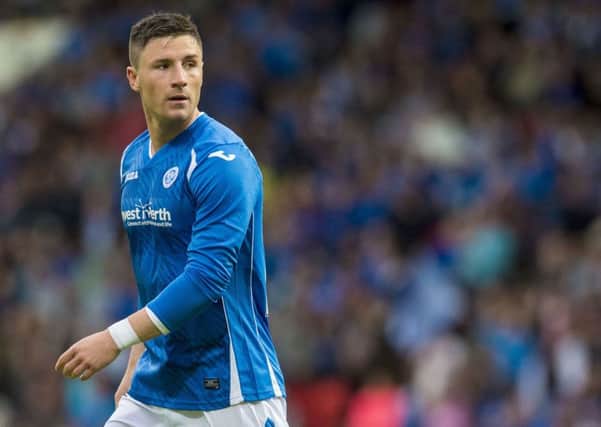 Michael O'Halloran in action for St Johnstone. Picture: SNS/Craig Foy
