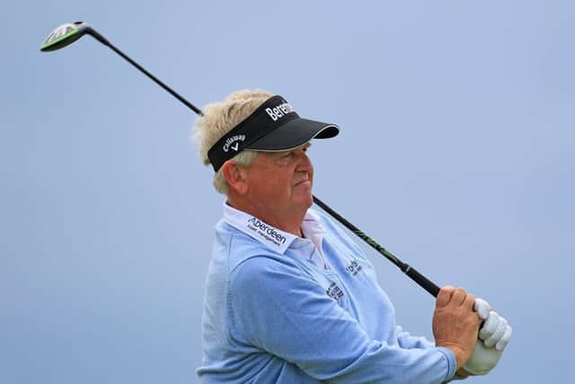 Colin Montgomerie is nine shots behind the leader after a one-under-par 70. Picture: Phil Inglis/Getty Images