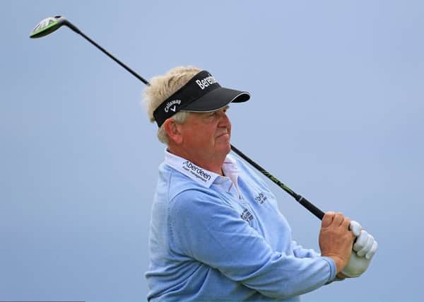 Colin Montgomerie is nine shots behind the leader after a one-under-par 70. Picture: Phil Inglis/Getty Images