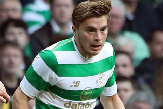 James Forrest could be deployed as a striker against Rosenborg on Wednesday. Picture: Andrew Milligan/PA Wire