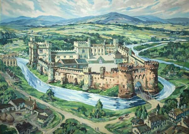 Kenneth Steel's 1950 depiction of Sheffield Castle. Picture: Contributed