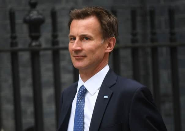 Health Secretary Jeremy Hunt  has dismissed reports of splits in the Cabinet over Brexit. Picture; PA