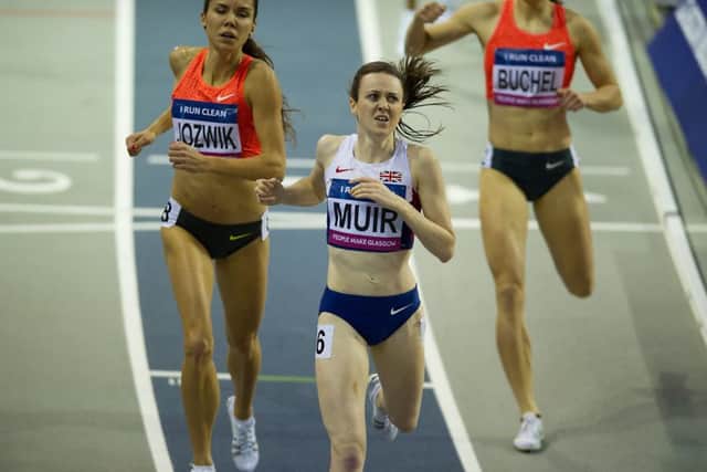 Laura Muir is aiming for a podium place in the 1,500m and 5,000m at the World Championships.