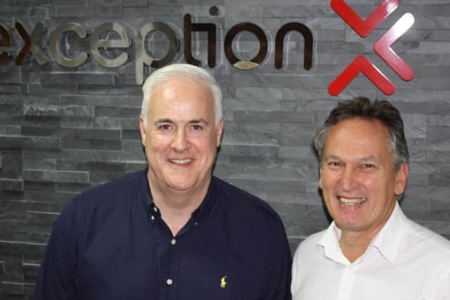 Scott McGlinchey and Robert Kirkwood of Exception. Picture: Contributed