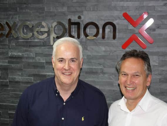 Scott McGlinchey and Robert Kirkwood of Exception. Picture: Contributed
