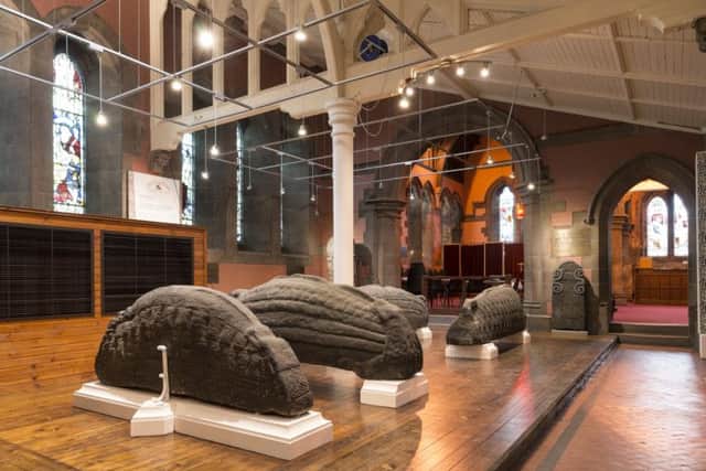 The Govan Stones, a collection of carved crosses and grave monuments dating to the 10th and 11th centuries, are on display in Govan Old Parish Church