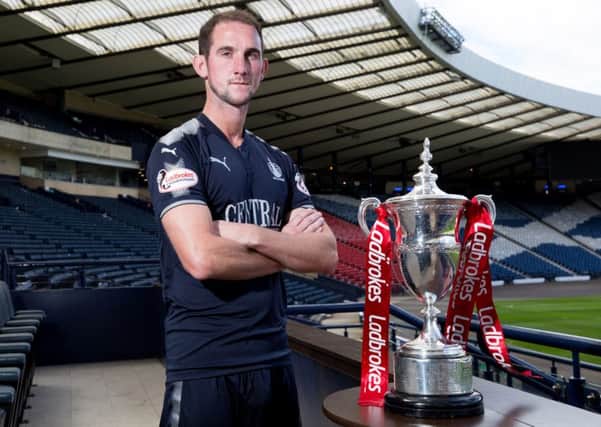 Mark Kerr was at Hampden yesterday to help launch the start of the new Scottish Championship season. Picture: SNS.