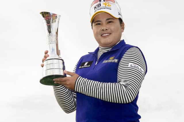 2015 winner Inbee Park relived a special memory at Turnberry. Picture: SNS.