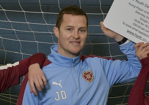 Hearts Under-20 coach Jon Daly will be in charge of the first team against Celtic. Picture: Julie Bull