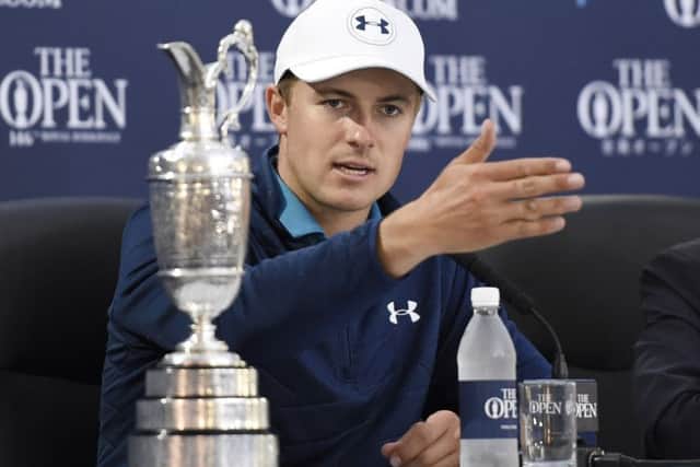 Jordan Spieth has watched a recording of his final round in the 146th Open at Royal Birkdale. Picture: Ian Rutherford