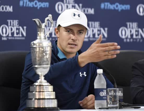Jordan Spieth has watched a recording of his final round in the 146th Open at Royal Birkdale. Picture: Ian Rutherford