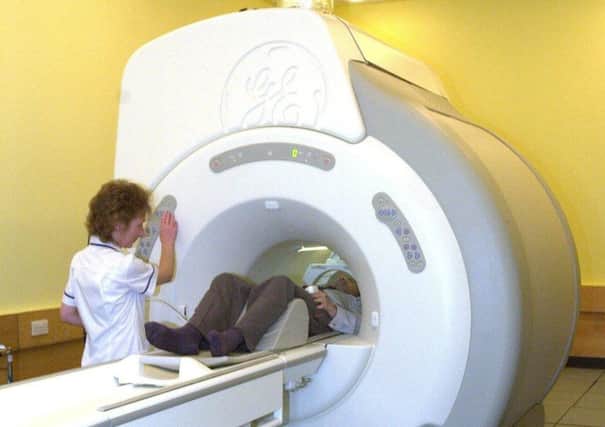 Equipment like an MRI scanner is noisy and can be frightening