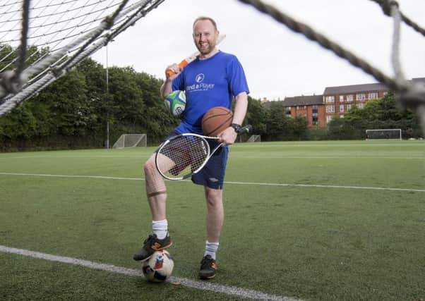 Keen sportsman Jim Law believes his Find a Player app will allow more Scots get active by helping them find sports clubs near their homes. Picture: Contributed