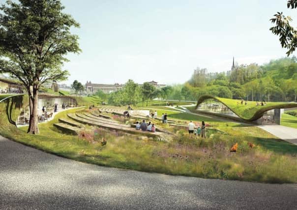 The winning design to replace the Ross Bandstand in Princes Street Gardens
