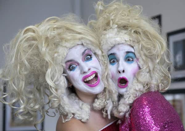 Only a shared love of Dolly Parton could reunite Rebecca Biscuit, left, and Louise Mothersole. Picture: A. Linford