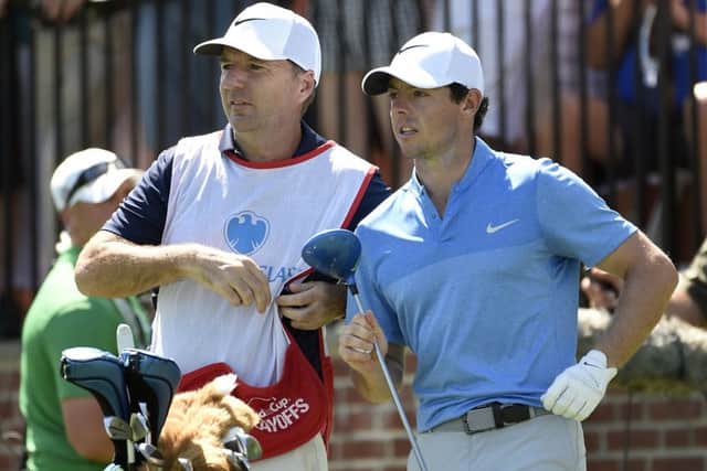 Rory McIlroy has split with JP Fitzgerald, his caddie of nine years. Picture: Kathy Kmonicek/AP