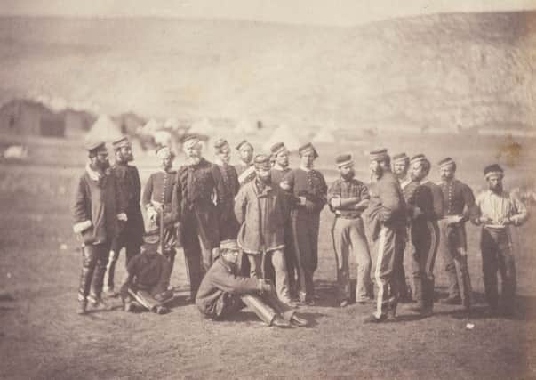Colonel Doherty and the Officers of the 13th Light Dragoons, 1855, by Roger Fenton at The Queen's Gallery. Picture: Royal Collection Trust