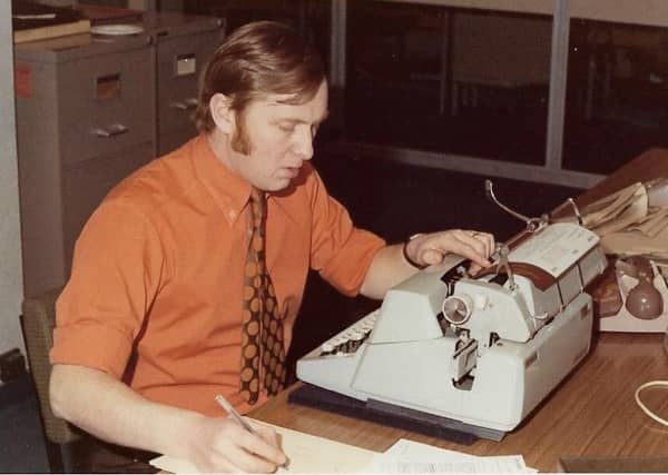 Lachie Kennedy in the golden days of newspapers