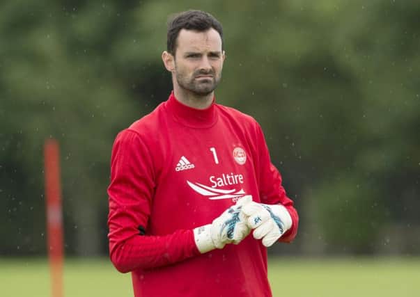 Aberdeen goalkeeper Joe Lewis is desperate to reach the play-off round. Picture: SNS