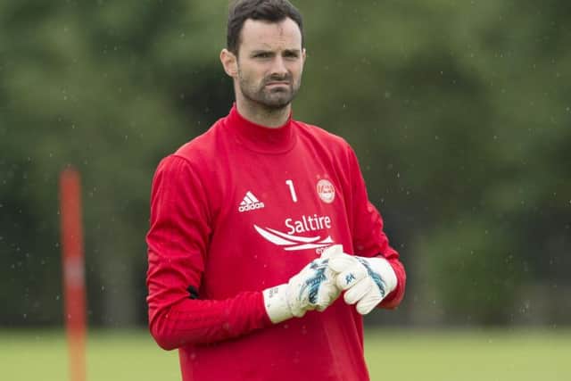 Aberdeen goalkeeper Joe Lewis is desperate to reach the play-off round. Picture: SNS