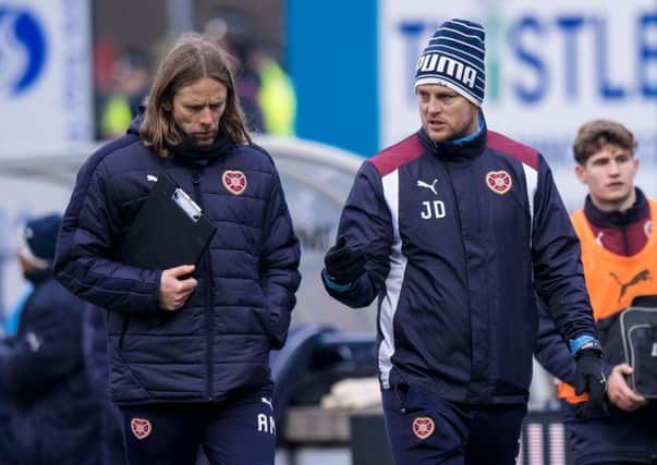 Austin MacPhee and Jon Daly will be in charge when Hearts open their Ladbrokes Premiership campaign against Celtic on Saturday.