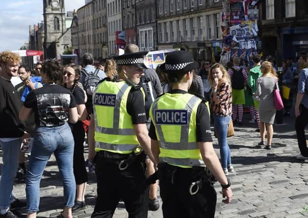 Heightened security will be in evidence at this year's Edinburgh festival. Picture: Greg Macvean