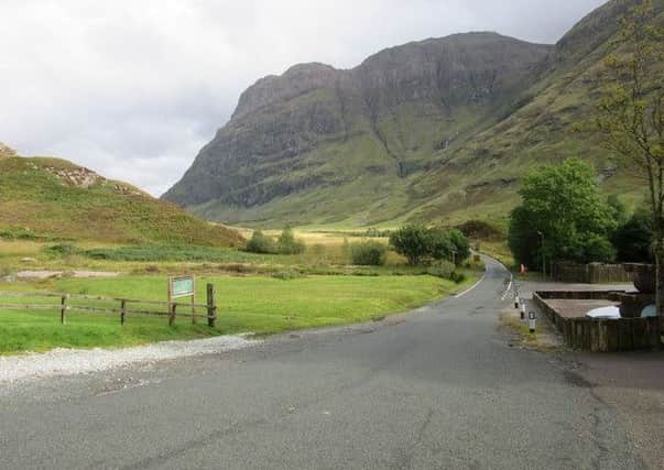 Emergency services attended near Clachaig Inn on Wednesday. Picture: geograph.co.uk