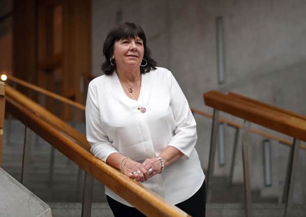 Amanda Kopel, whose husband Frank died having been diagnosed with dementia at the age of 59, as the campaign for a law in memory of the footballer. Picture; PA