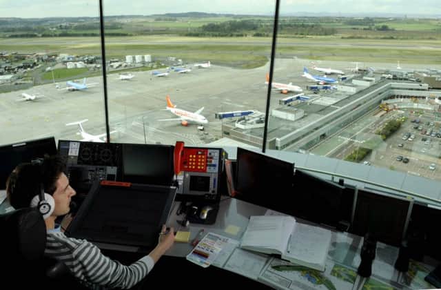 Air traffic control staff are delaying flights according to an investigation. Stock image  Pic Ian Rutherford