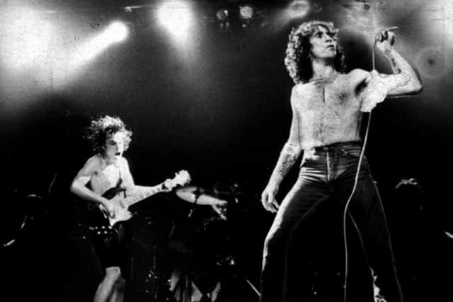 AC/DC singer Bon Scott and guitarist Angus Young in concert in London, Britain
AC/DC - 1980s. Picture: News Ltd/Newspix/REX/Shutterstock