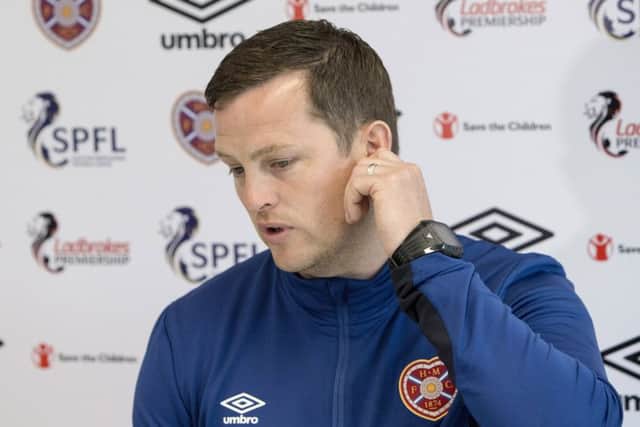 Interim Hearts boss Jon Daly says training should be fun and competitive. Picture: SNS