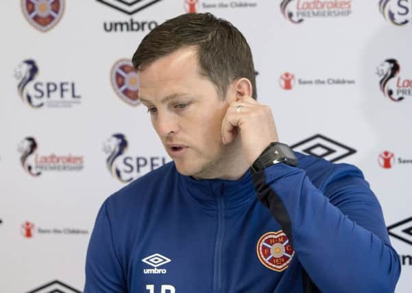 Interim Hearts boss Jon Daly says training should be fun and competitive. Picture: SNS