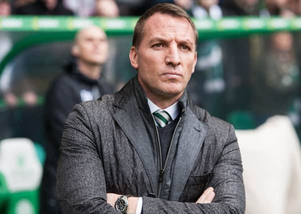 Celtic manager Brendan Rodgers. Picture: John Devlin