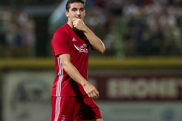 Kenny McLean missed a glorious chance following a heavy touch when one-on-one with the keeper. Picture: SNS