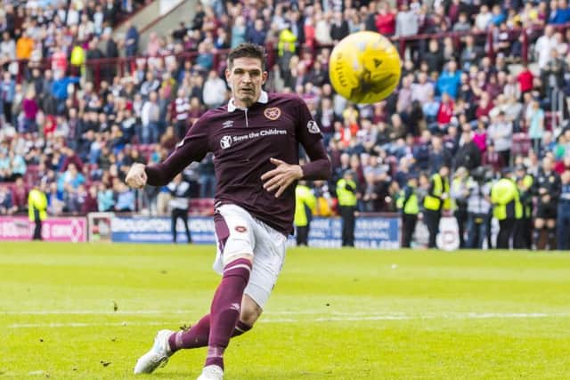 Kyle Lafferty can expect a hot reception at Celtic Park. Picture: Roddy Scott/SNS