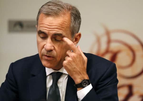 Bank of England Governor Mark Carney blamed Brexit for the gloomy outlook. Picture: Frank Augstein/PA Wire