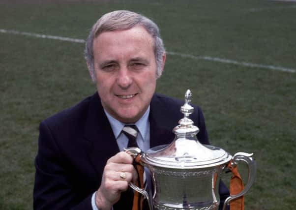 Jim McLean with the Premier Division trophy, won in 1983, when the manager was 45, but the 80th birthday of the architect of the modern Dundee United was ignored