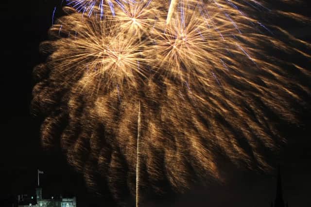 Picture: Virgin Money Festival Fireworks above Edinburgh Castle, TSPL