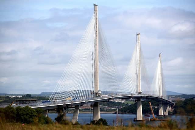The Queensferry Crossing will be officially opened on September 4. Picture: PA