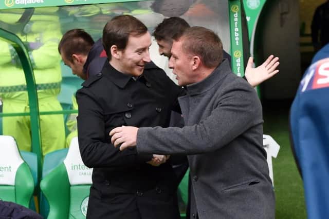 Celtic manager Brendan Rodgers has questioned Hearts' recruitment following Ian Cathro's sacking. Picture: SNS/Craig Williamson