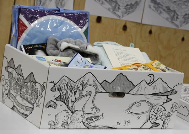 Baby boxes will be distributed to new parents this month. Picture: Contributed