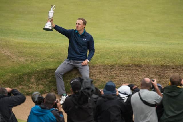 Jordan Spieth won The Open at Royal Birkdale, his third of the four majors. Photograph: Oli Scarff/Getty Images