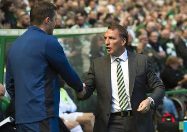 Celtic manager Brendan Rodgers has hti back at comments made by interim Hearts boss Jon Daly. Picture: SNS/Craig Foy
