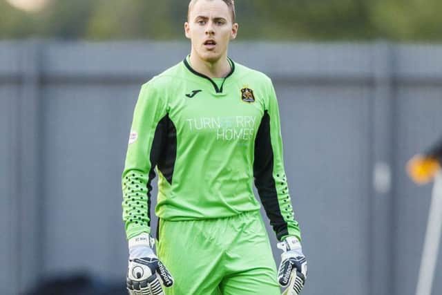 Scott Gallacher in action for Dumbarton. Picture: SNS/Roddy Scott