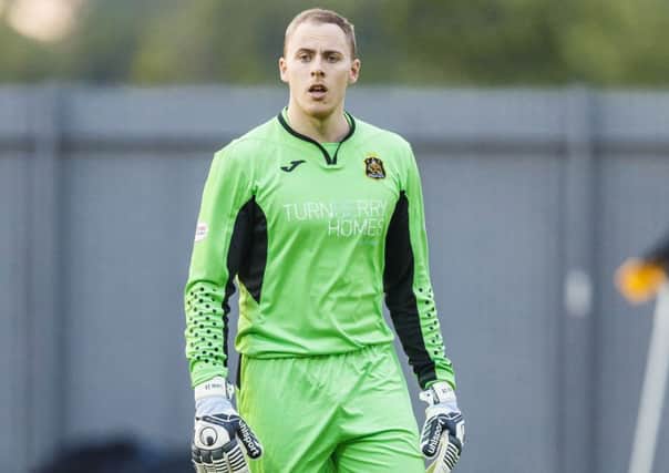 Scott Gallacher in action for Dumbarton. Picture: SNS/Roddy Scott