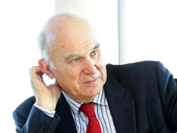 Sir Vince Cable. Picture: Gordon Fraser